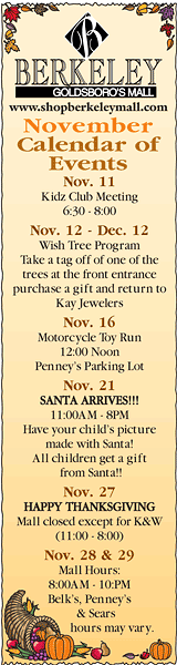 Berkeley Mall - November Events Berkeley Mall - November Events