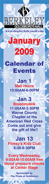 Berkeley Mall - January Schedule of Events Berkeley Mall - January Schedule of Events
