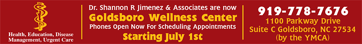Goldsboro Wellness Center -- Accepting Appoinments starting July 1 Goldsboro Wellness Center -- Accepting Appoinments starting July 1