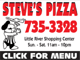 Steve's Pizza -- Click for Menu